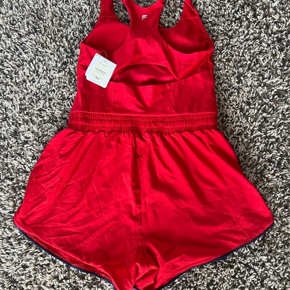 Fabletics Red Romper - Picture 2 of 4